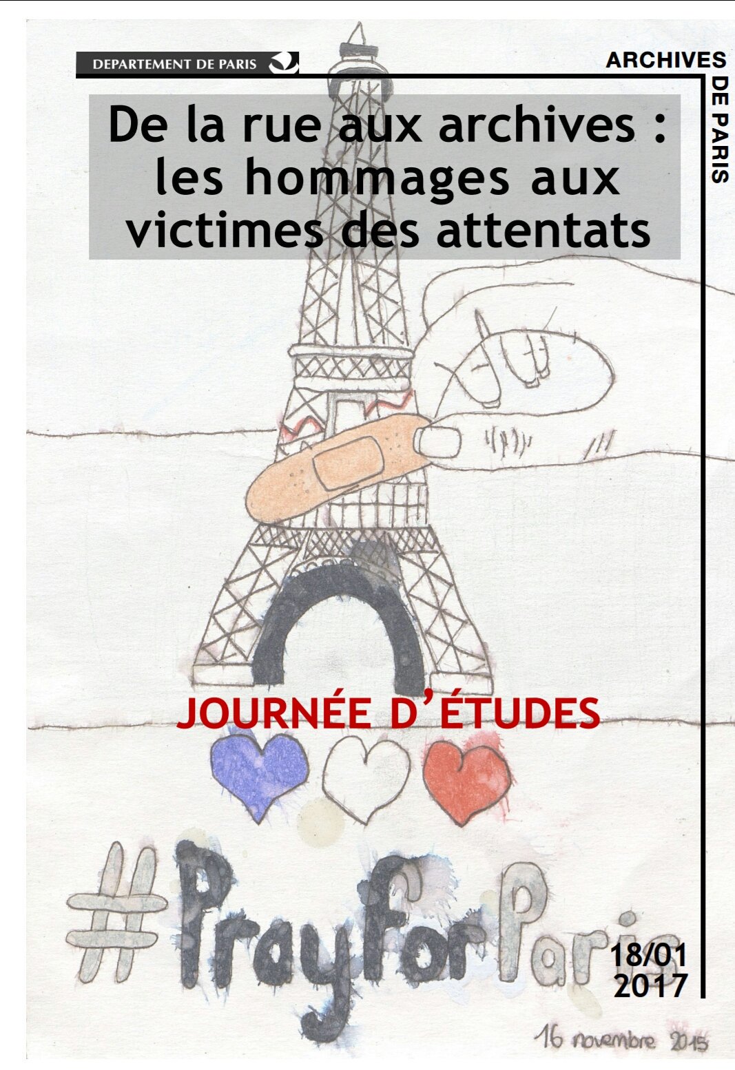 #AAFrasad17 Guillaume Nahon, Archives de Paris : hommages aux victimes des attentats du #13novembre
Revoir LT #JE_ArchivesParis du 18/01 https://t.co/bs5SEga7yg