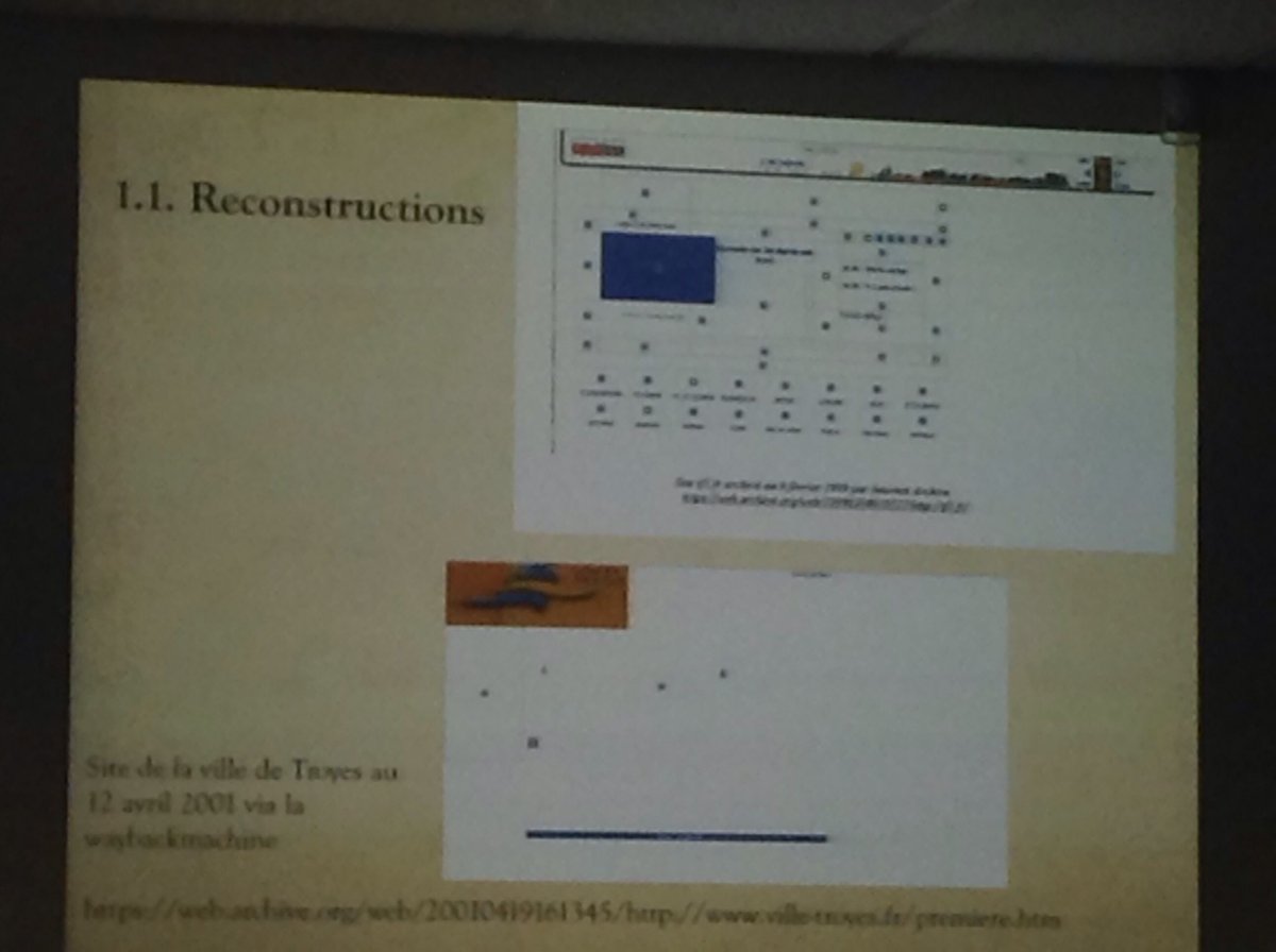 Archives du Web, un mille-feuilles à reconstruire #AAFtroyes16 https://t.co/7OgBbFmx9O