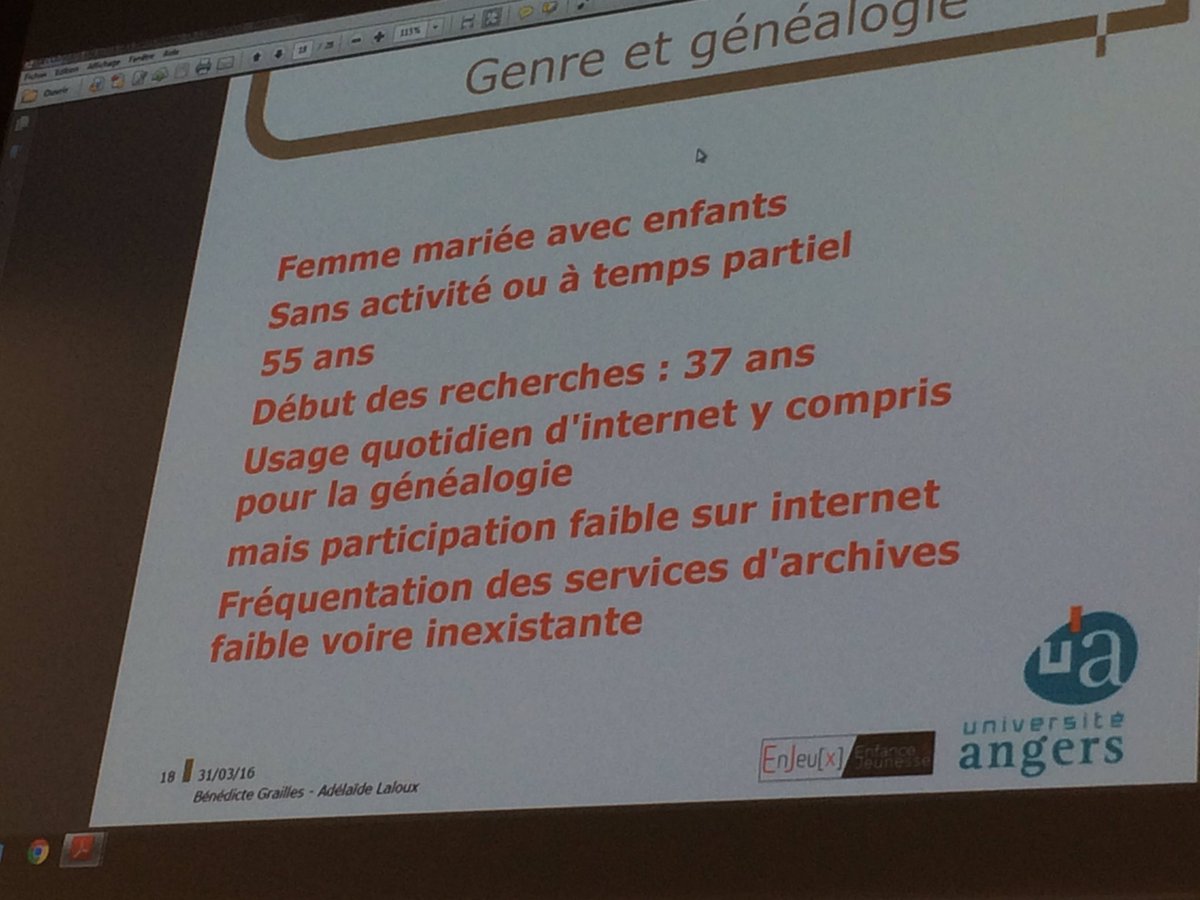 #AAFtroyes16 étude de #genealogie en cours. Genre et #genealogie https://t.co/ixQbD49btw