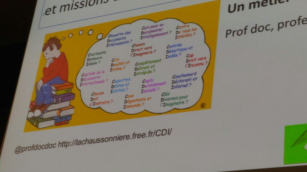 #AAFTroyes16 @m_medevielle prof doc (c'est quoi un CDi): usage des #archives ds #enseignement #EducNat https://t.co/x9bBeA2hPS