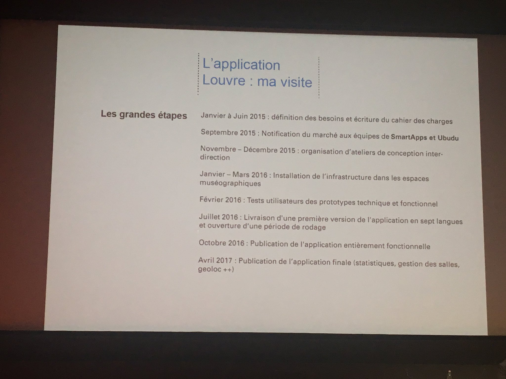 #RencNum N.Breen -  Étapes de conception de l'application "Louvre : ma visite" https://t.co/xSIB0OaPvN