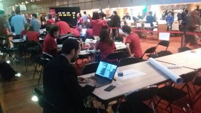 Au #hackathonBnF jusqu'à minuit pour briefer les participants sur les collections @laBnF ! https://t.co/djZcEUhdTo