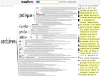 Visualisation textuelle de la loi de 2008 sur les archives